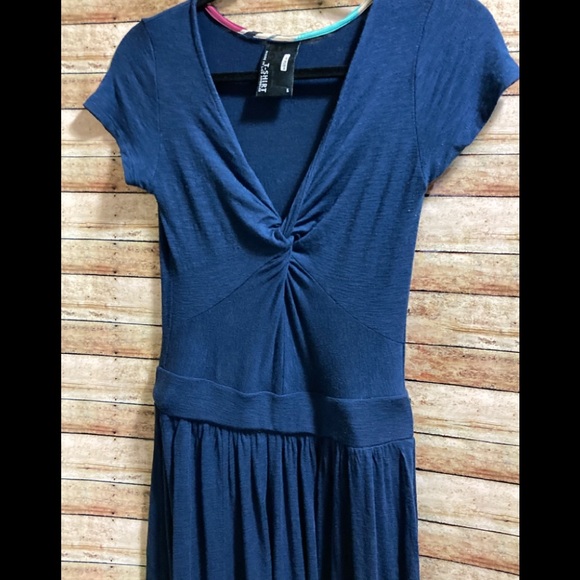 Dolan Los Angeles dark Blue Knit T Shirt Dress, Sm - Picture 7 of 7